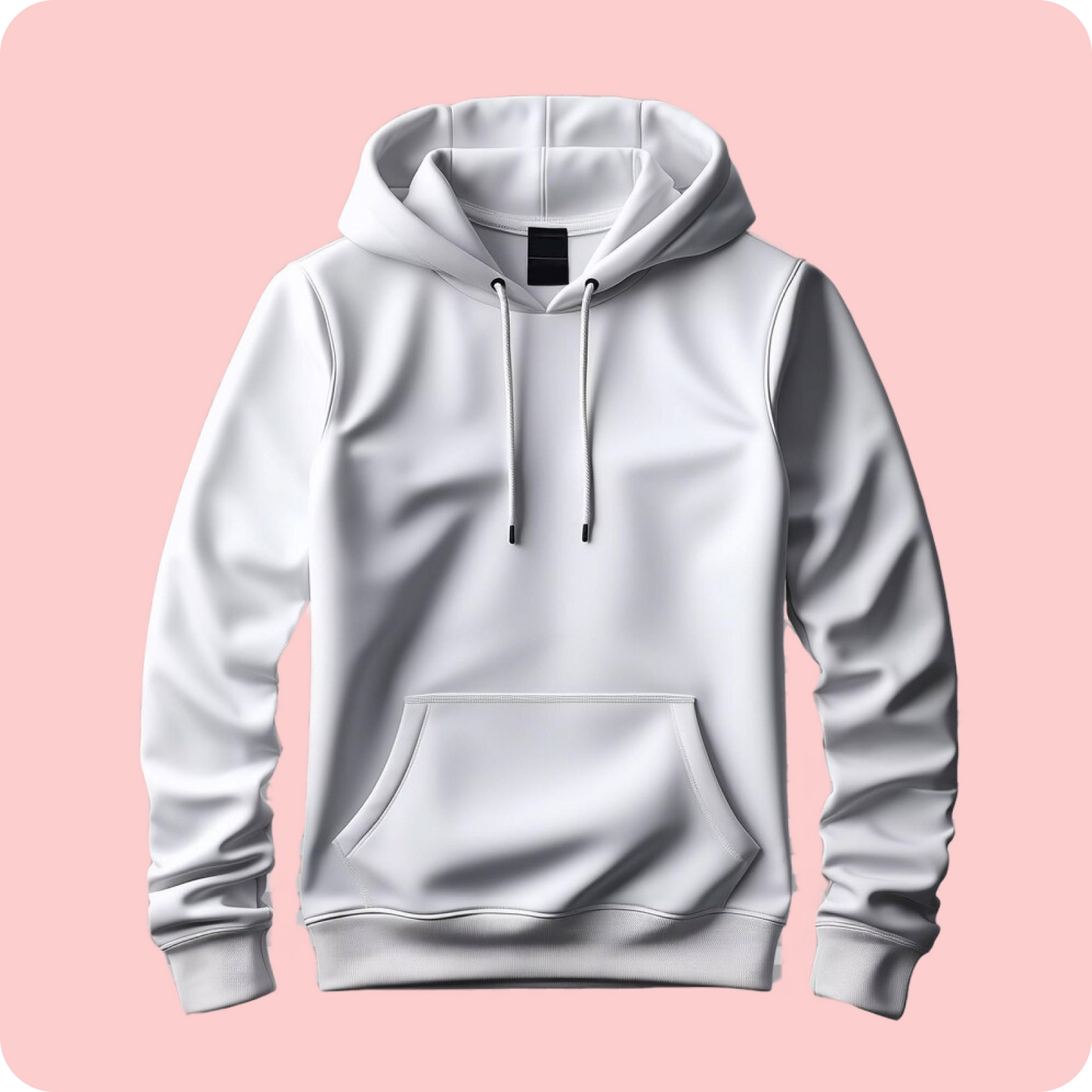 Ivory Depths Casual Hoodie