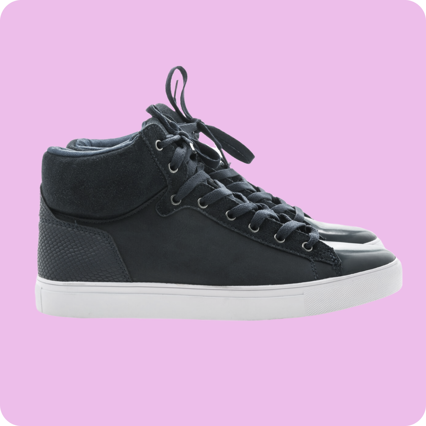 High-top Black Sneakers