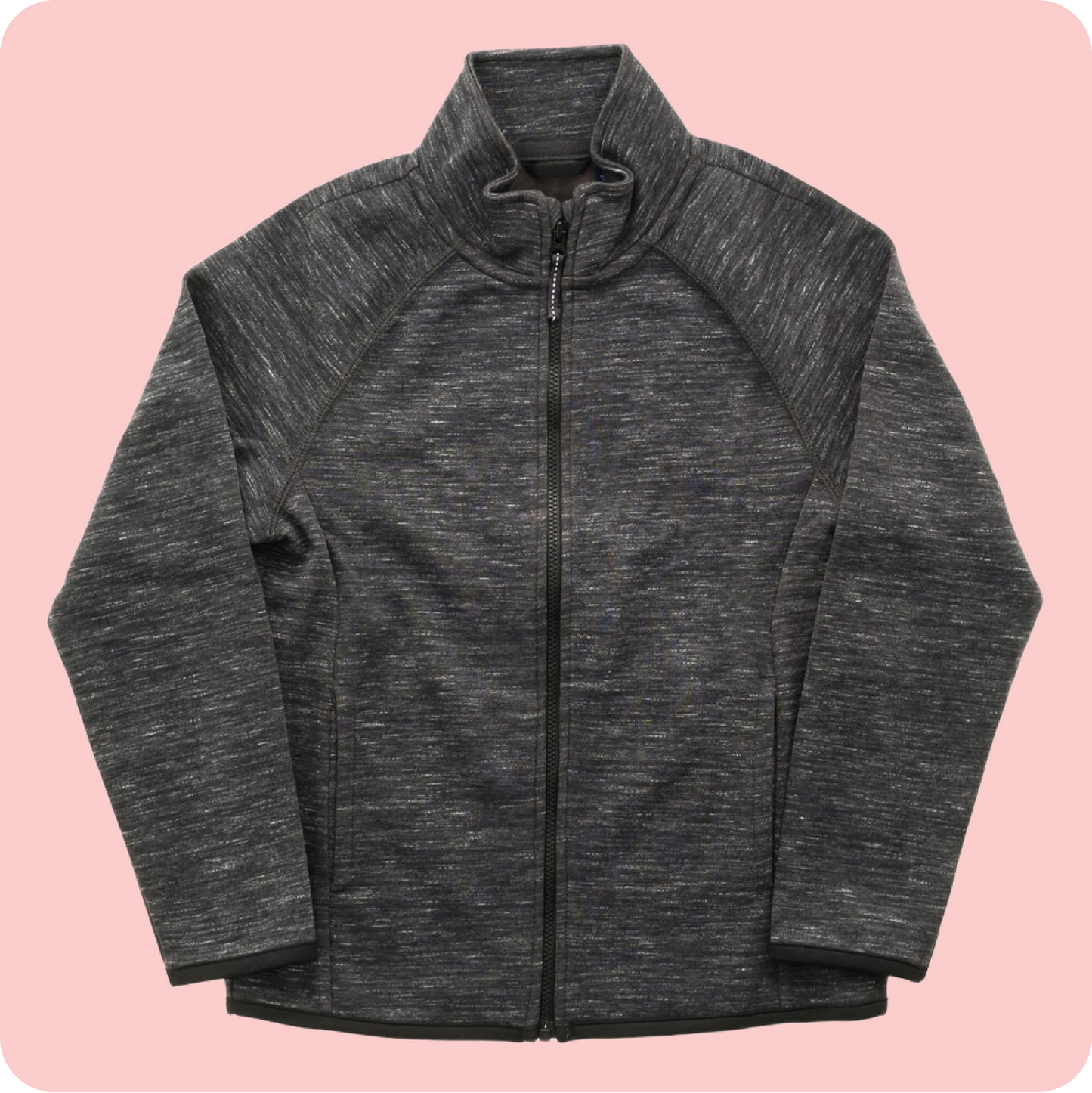 Stealth Chic Zip Hoodie