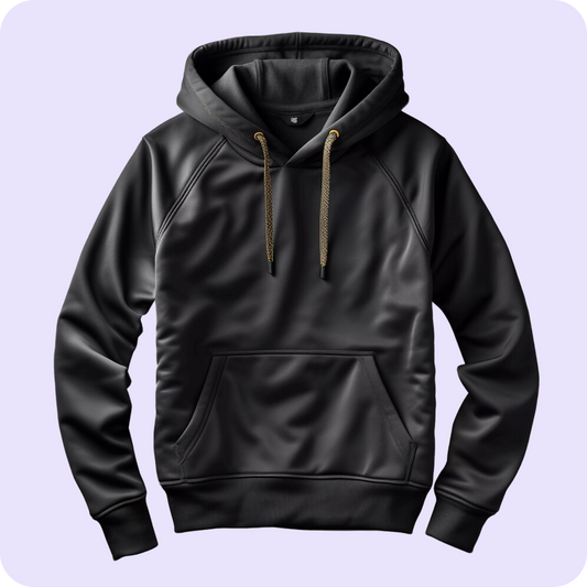 Obsidian Noir Casual Hoodie