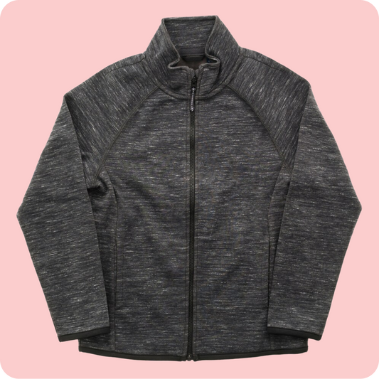 Stealth Chic Zip Hoodie